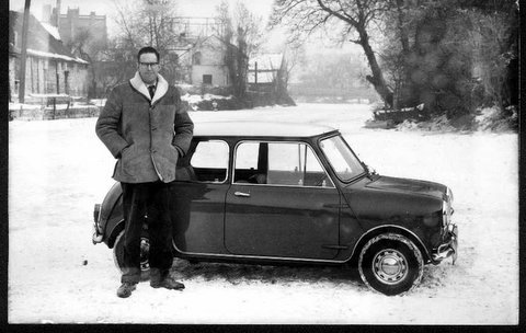 Peter Fancourt Mini on Ice - see 1963 freeze-up