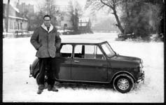 Peter Fancourt Mini on Ice - see 1963 freeze-up - click for large version